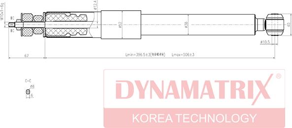 Dynamatrix DSA553177 - Амортизатор www.autospares.lv