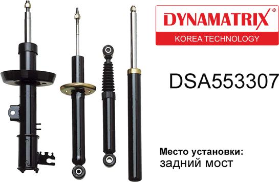 Dynamatrix DSA553307 - Amortizators www.autospares.lv