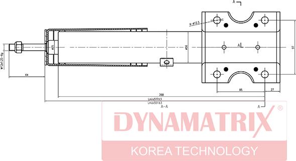 Dynamatrix DSA635800 - Амортизатор www.autospares.lv