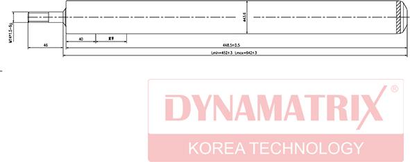 Dynamatrix DSA365505 - Shock Absorber www.autospares.lv