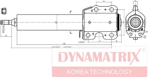 Dynamatrix DSA335809 - Amortizators autospares.lv