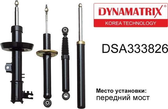 Dynamatrix DSA333826 - Amortizators www.autospares.lv