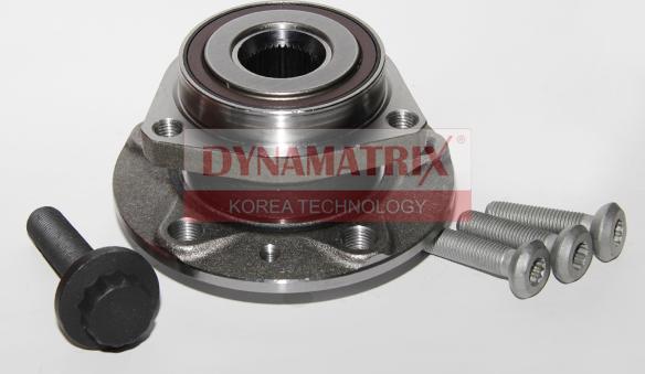 Dynamatrix DWH7010 - Подшипник ступицы колеса, комплект www.autospares.lv