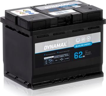 Dynamax 635518 - Startera akumulatoru baterija autospares.lv