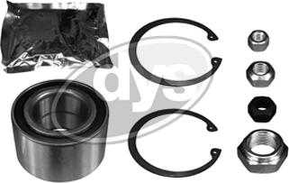 DYS 40-VW-9980 - Wheel hub, bearing Kit www.autospares.lv