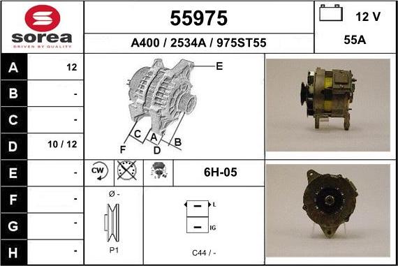 EAI 55975 - Ģenerators autospares.lv