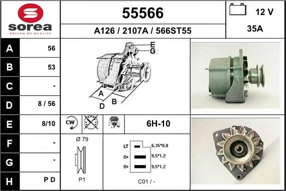 EAI 55566 - Ģenerators www.autospares.lv