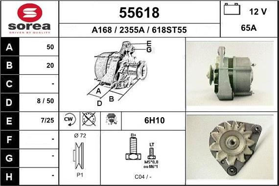 EAI 55618 - Ģenerators autospares.lv