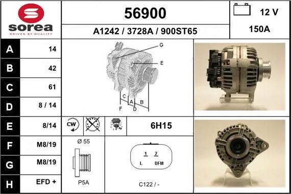 EAI 56900 - Ģenerators autospares.lv