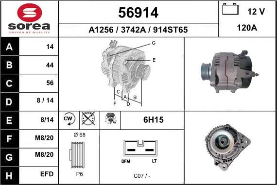 EAI 56914 - Ģenerators autospares.lv