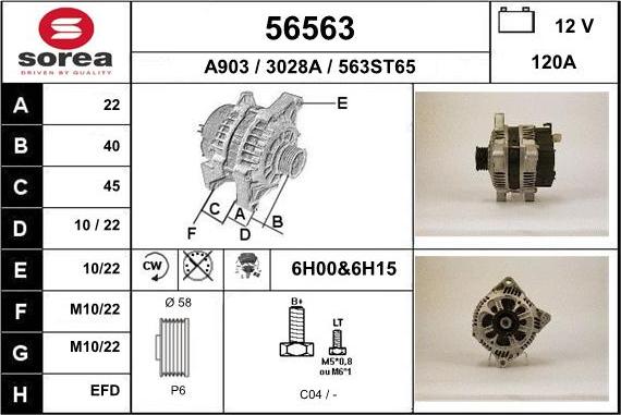 EAI 56563 - Ģenerators autospares.lv