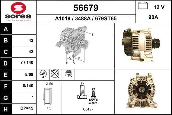 EAI 56679 - Ģenerators autospares.lv