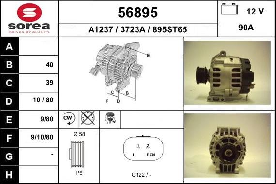 EAI 56895 - Ģenerators autospares.lv