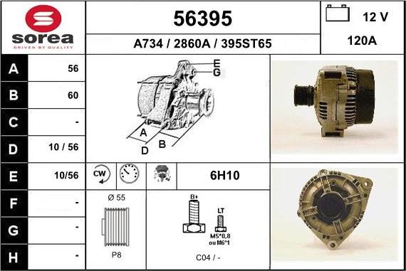 EAI 56395 - Ģenerators autospares.lv