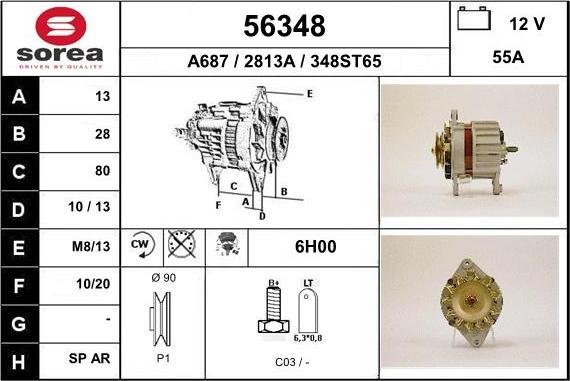 EAI 56348 - Ģenerators autospares.lv