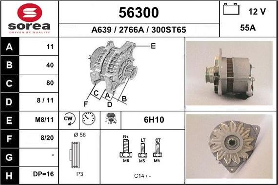 EAI 56300 - Ģenerators autospares.lv