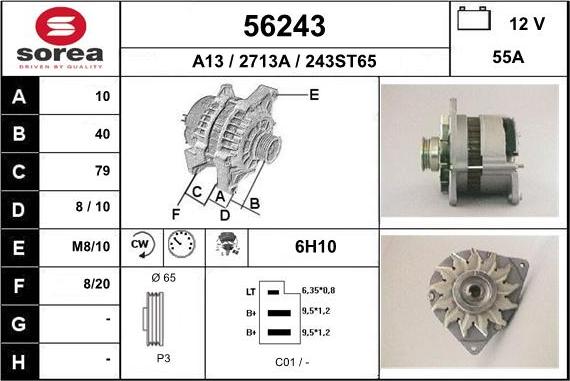 EAI 56243 - Ģenerators autospares.lv