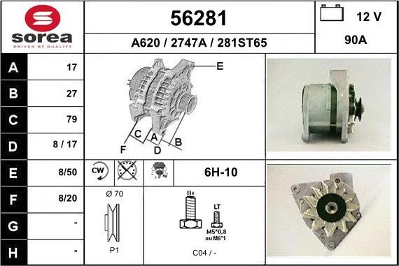 EAI 56281 - Ģenerators autospares.lv