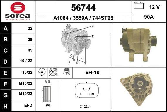 EAI 56744 - Ģenerators autospares.lv