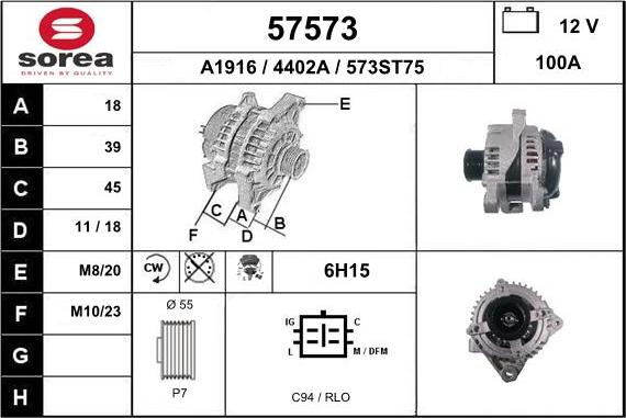 EAI 57573 - Ģenerators autospares.lv