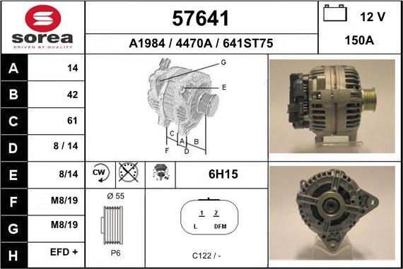 EAI 57641 - Ģenerators autospares.lv