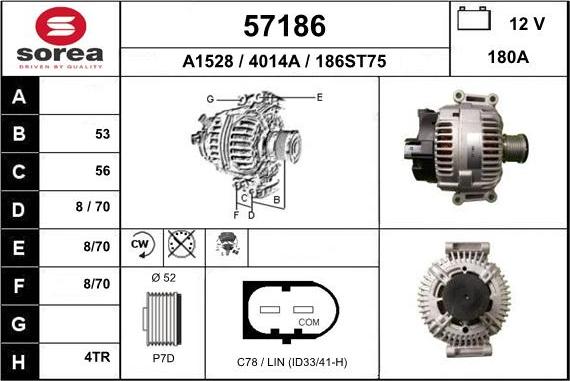 EAI 57186 - Ģenerators autospares.lv