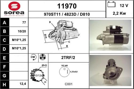 EAI 11970 - Starteris autospares.lv