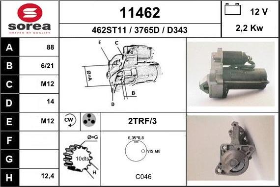 EAI 11462 - Starteris autospares.lv