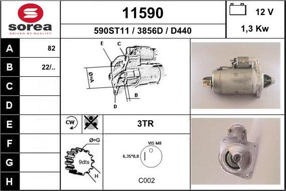 EAI 11590 - Starteris autospares.lv