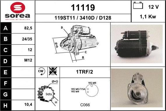 EAI 11119 - Starteris autospares.lv