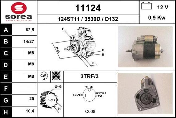 EAI 11124 - Starteris autospares.lv