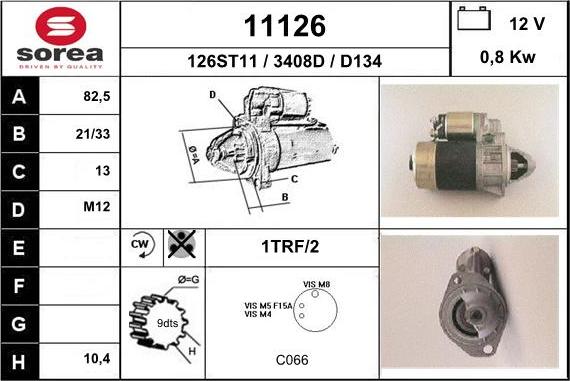 EAI 11126 - Starteris autospares.lv