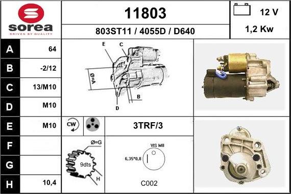 EAI 11803 - Starteris autospares.lv