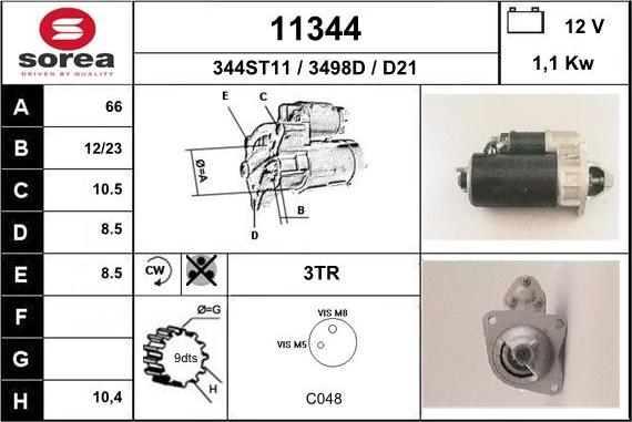 EAI 11344 - Starteris autospares.lv