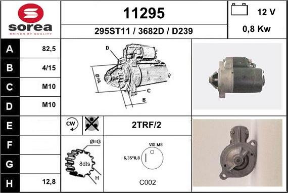 EAI 11295 - Starter www.autospares.lv