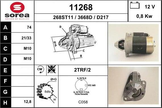 EAI 11268 - Starteris autospares.lv