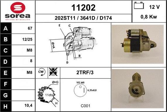 EAI 11202 - Starteris autospares.lv