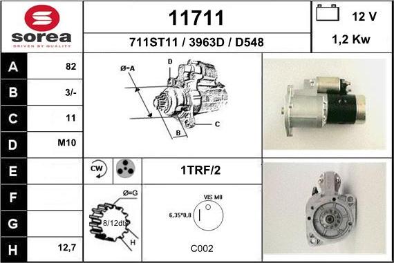 EAI 11711 - Starteris autospares.lv