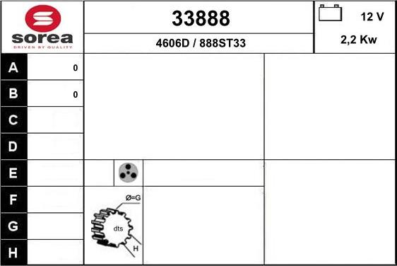 EAI 33888 - Starteris autospares.lv