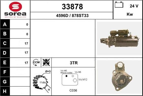 EAI 33878 - Starteris autospares.lv