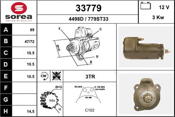 EAI 33779 - Starteris autospares.lv