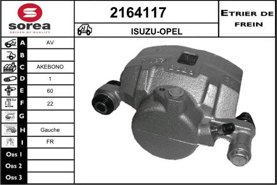 EAI 2164117 - Bremžu suports autospares.lv