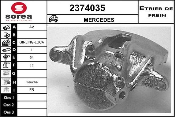 EAI 2374035 - Bremžu suports autospares.lv