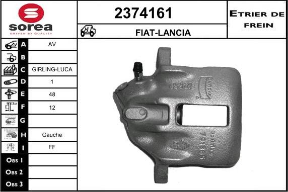 EAI 2374161 - Bremžu suports autospares.lv