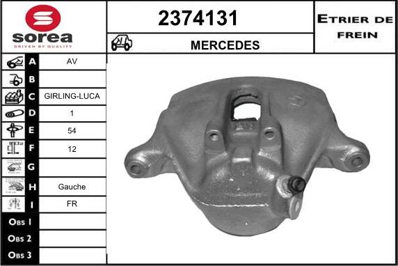 EAI 2374131 - Brake Caliper www.autospares.lv