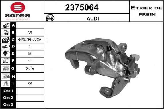 EAI 2375064 - Bremžu suports autospares.lv