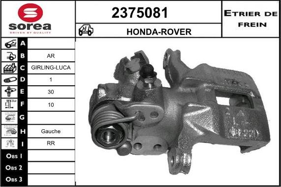 EAI 2375081 - Brake Caliper www.autospares.lv