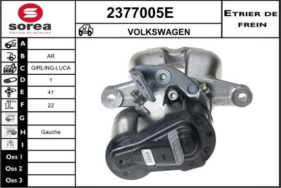 EAI 2377005E - Bremžu suports www.autospares.lv