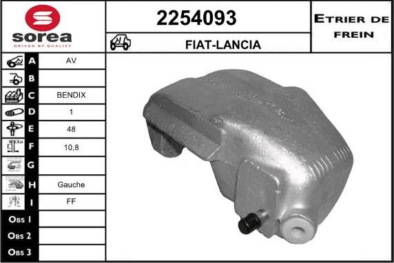 EAI 2254093 - Bremžu suports autospares.lv