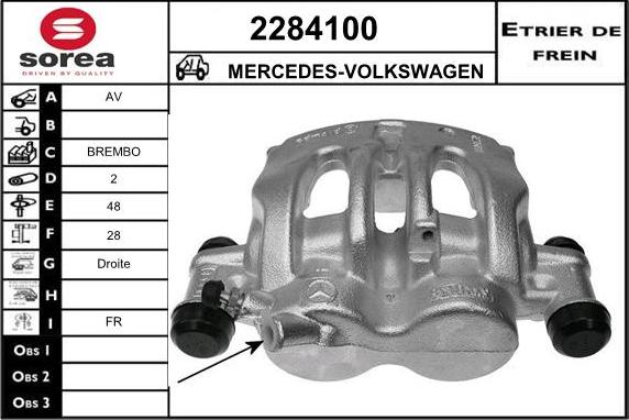 EAI 2284100 - Bremžu suports www.autospares.lv